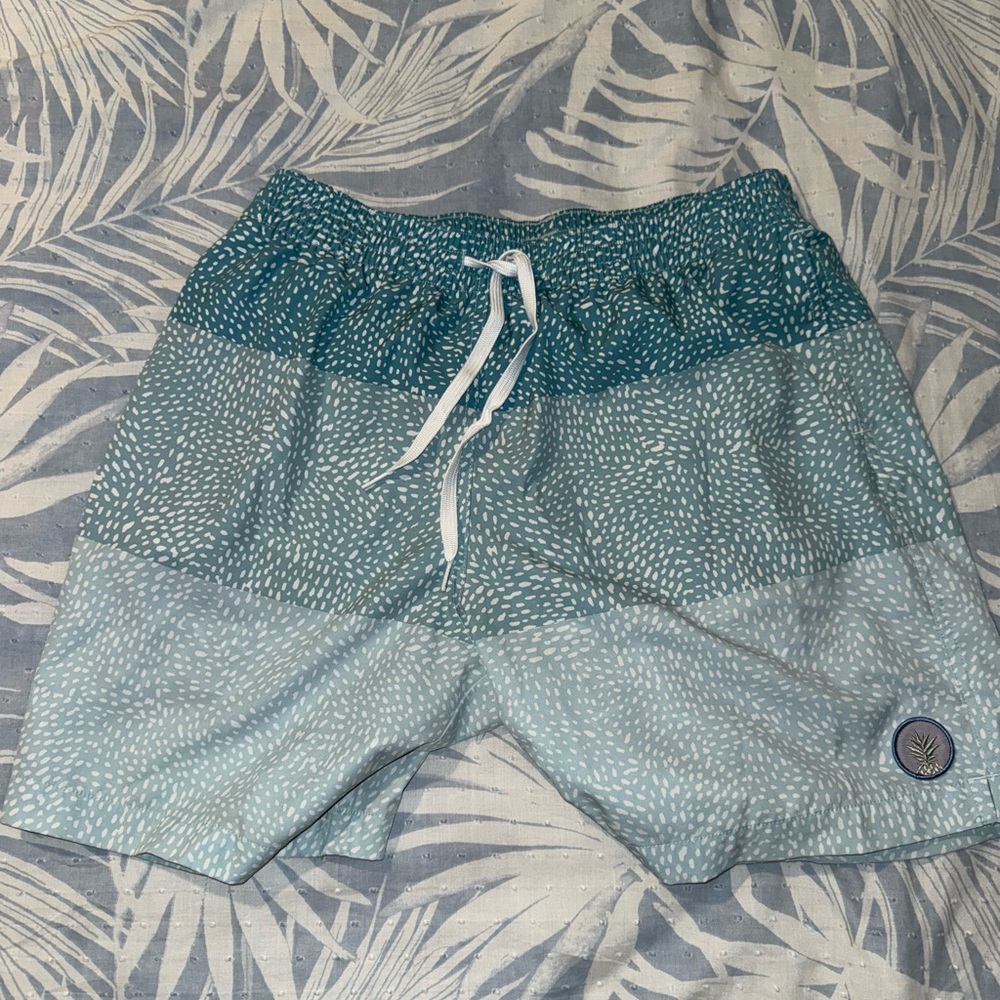 Chubbies Swim Trunks “The Whale Sharks” w/ built-in boxer brief liner 7” inseam